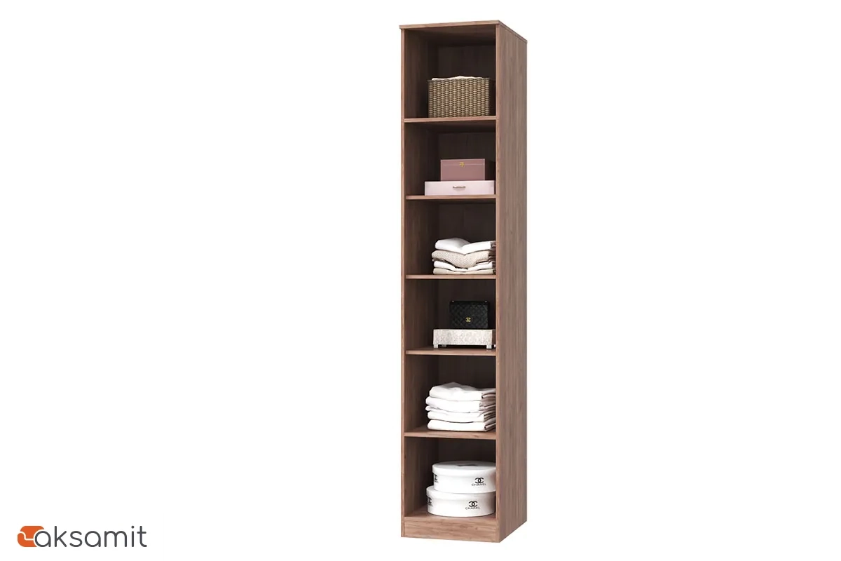 Шкаф 1-дверный для платья и белья Тоскана (Дуб Табачный/Бисквит)