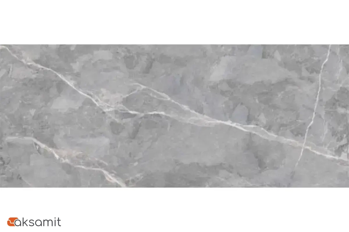 Стол обеденный Комильфо Мини (Керамика Серый Мрамор FNZ9206050 LARKA GREY / МДФ Черный Кварц / Рама черная / Металл Черный)