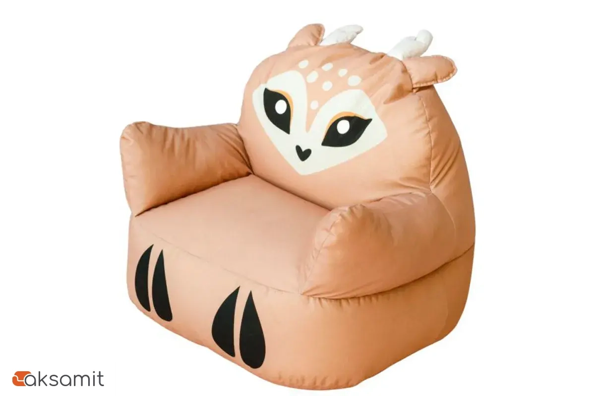 Пуфик Оленёнок L Бежевый