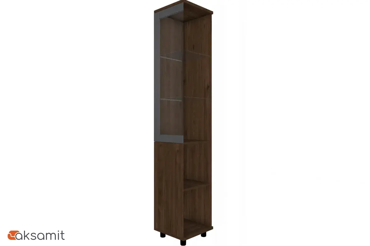 Шкаф многоцелевой ШК-5068-ГТ-АМ (Гикори Джексон Темный/Антрацит Матовый) Шкаф многоцелевой ШК-5068-ГТ-АМ (Гикори Джексон Темный/Антрацит Матовый)