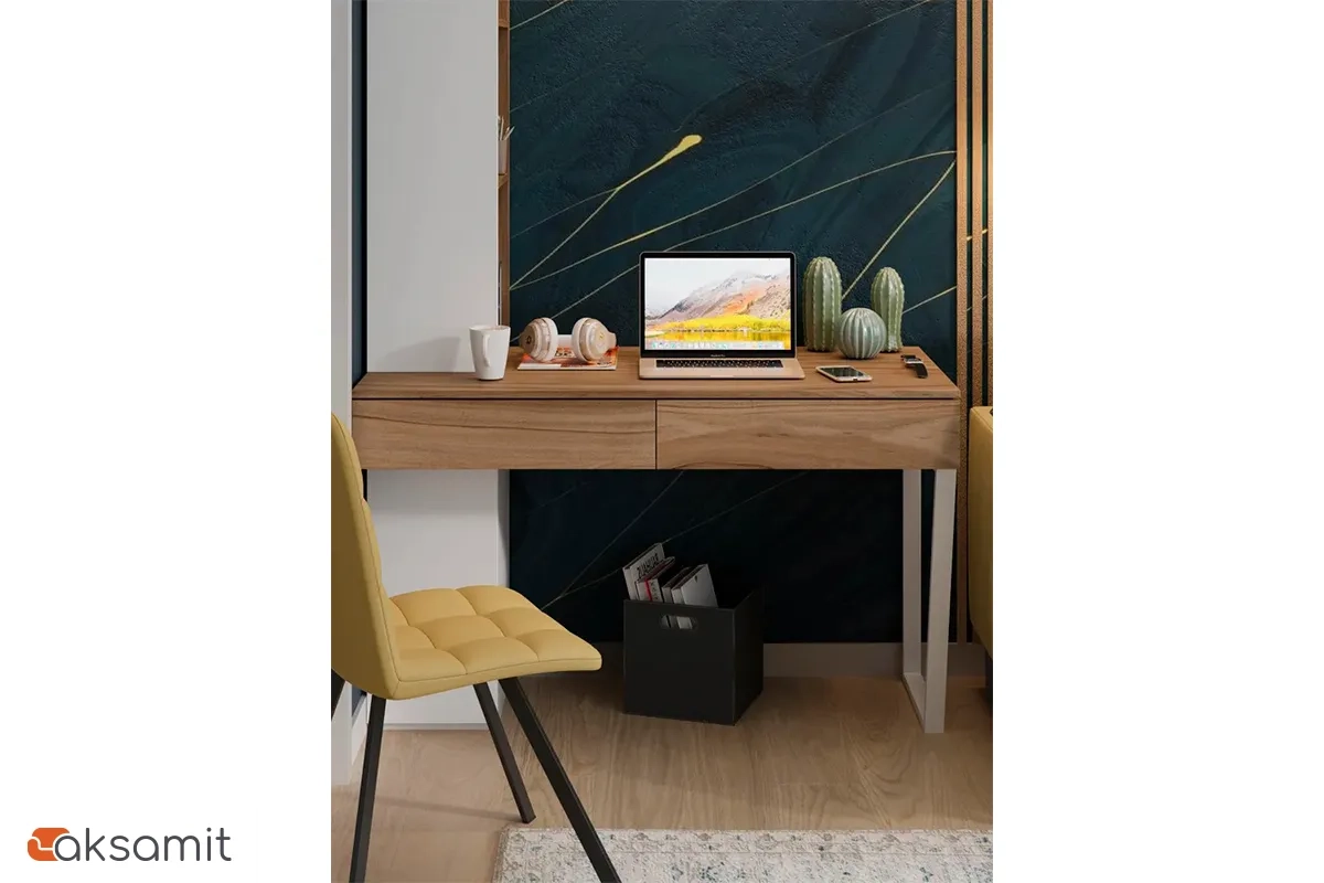 Стол письменный со шкафом Порто СМ-393.15.012 (Белый жемчуг/Яблоня беллуно/Белый софт)