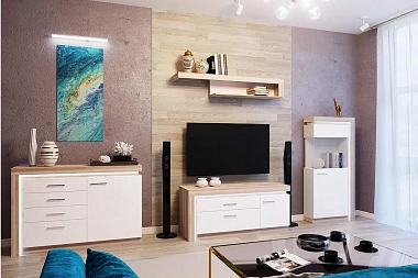 Гостиная Люмен (Белый снег) фото