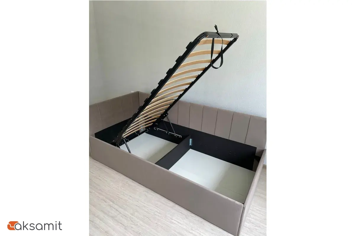Кровать Мика с ПМ 90х200 универсальная (Newtone CACAO) Кровать Мика с ПМ 90х200 универсальная (Newtone CACAO)