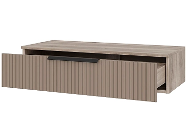 Стол туалетный Астория 20 подвесной (Дуб кастелло серый / Грей софт)