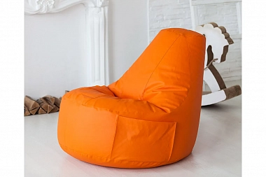 Кресло Комфорт (Оранжевая/Экокожа)
