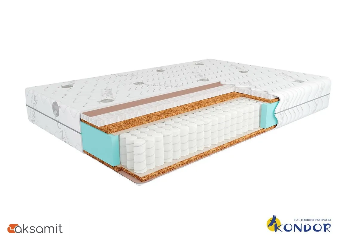 Матрас Кондор Mister 2 Medio 90х200 Чехол стрейч трикотажный Матрас Кондор Mister 2 Medio 90х200 Чехол стрейч трикотажный