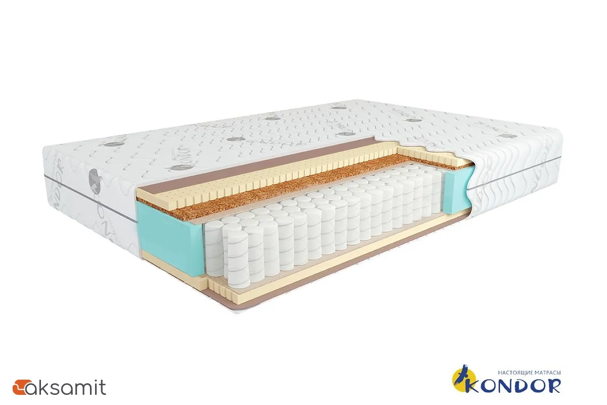 Матрас Кондор Bora Hard 80х200 Чехол жаккард Матрас Кондор Bora Hard 80х200 Чехол жаккард