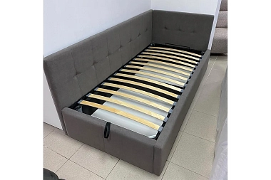 Кровать Оттава с подъемным механизмом 90х200 (Ткань Серая)