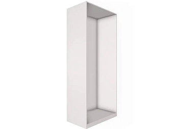 Шкаф РУМ 100 Зеркало/Зеркало (Белый)