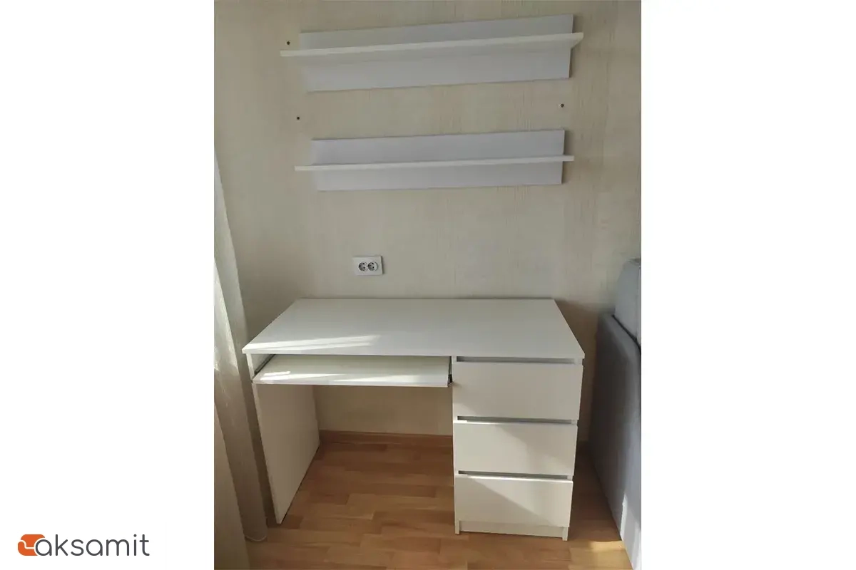 Стол компьютерный Ницца-11 (Белый)