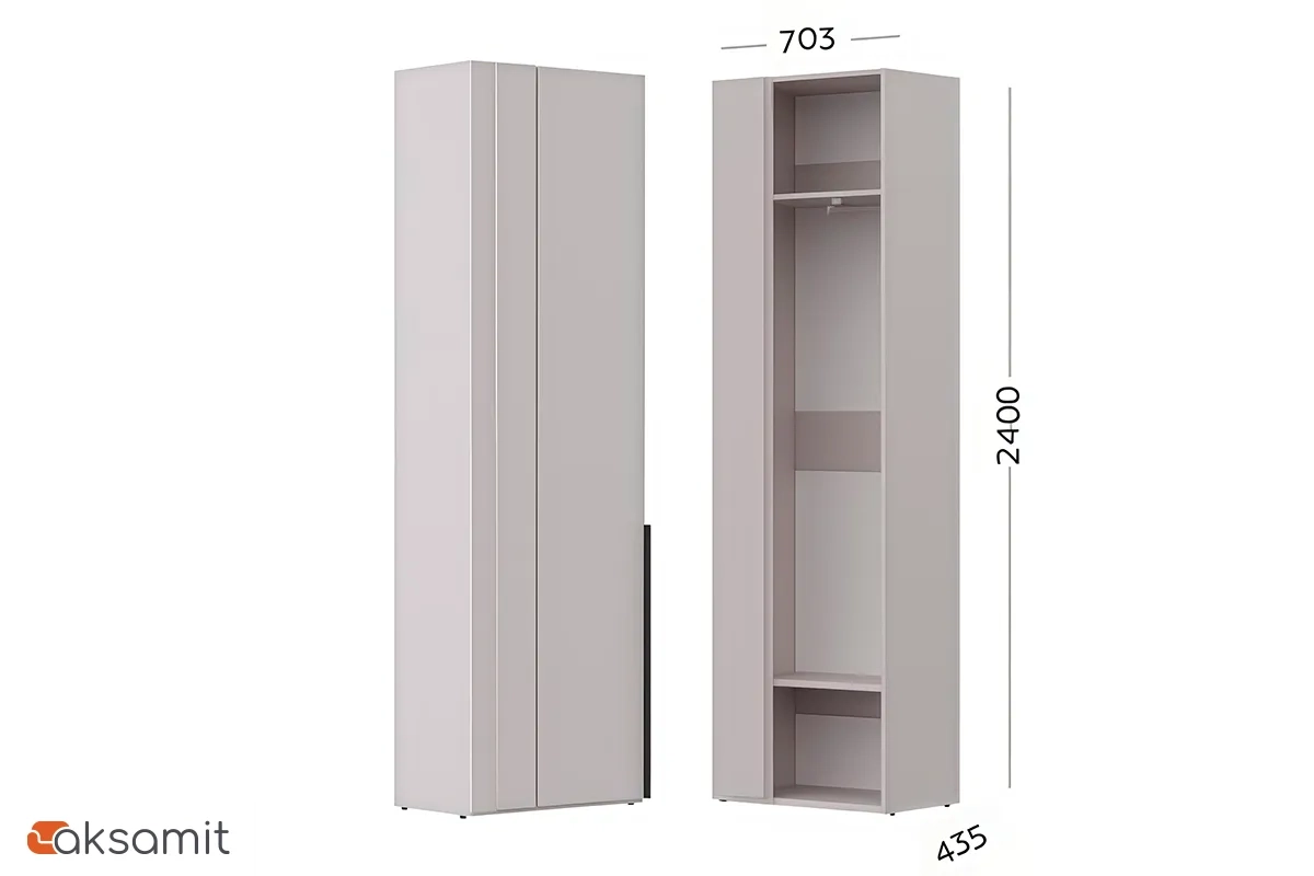 Шкаф угловой Хелли МШУ 70.40 (Зефир) Шкаф угловой Хелли МШУ 70.40 (Зефир)