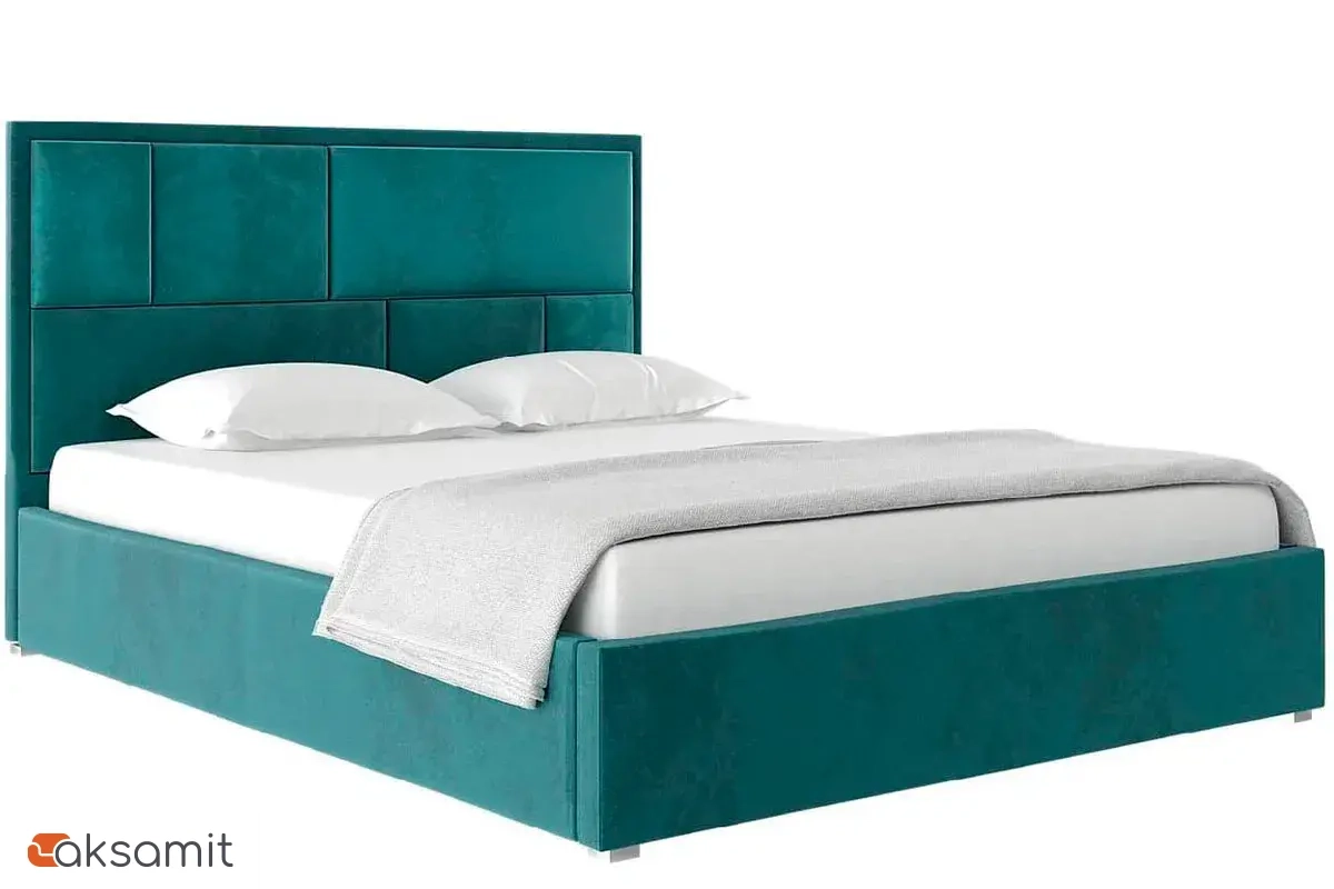 Кровать Madison без орт. основания 160х200 (Велюр/Бирюзовый) 72305908 Кровать Madison без орт. основания 160х200 (Велюр/Бирюзовый) 72305908