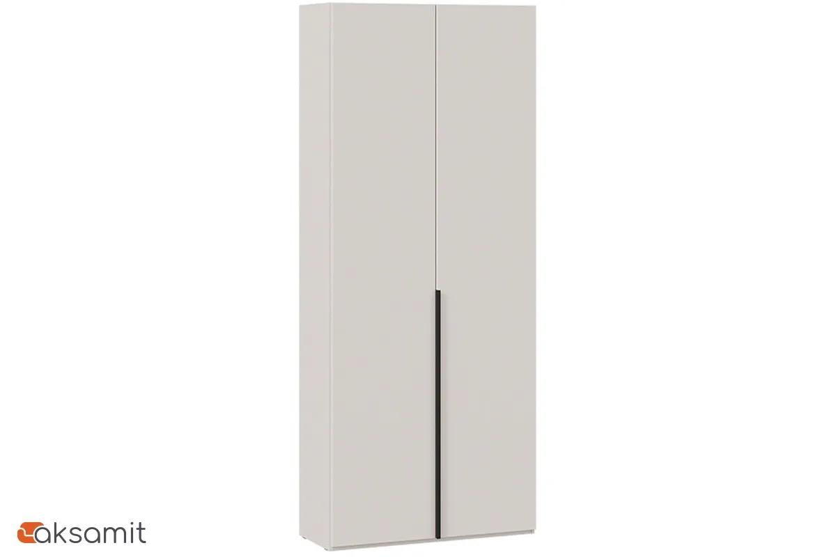 Спальный гарнитур Порто №3 (Кашемир матовый / Кашемир сатин / Велюр Confetti Smoke) фото