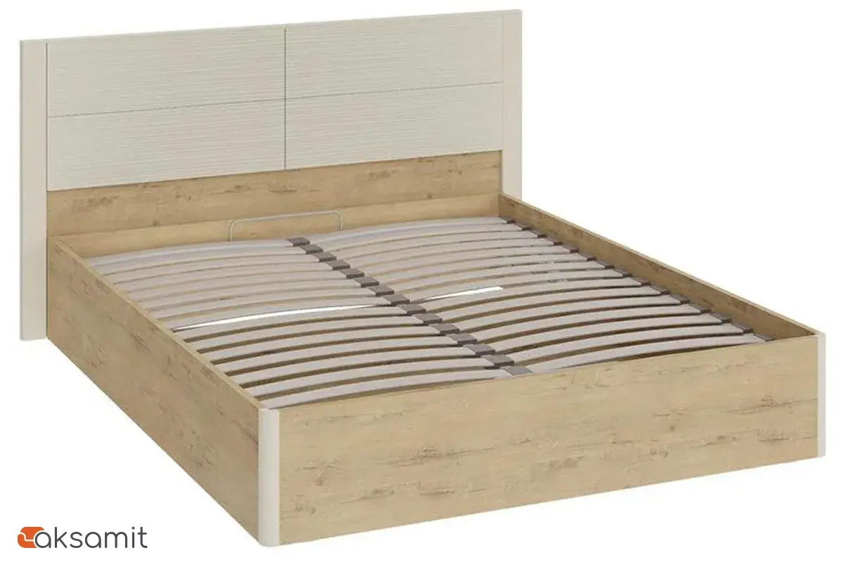 Кровать Николь с ПМ 160х200 (Бунратти / Фон Бежевый)