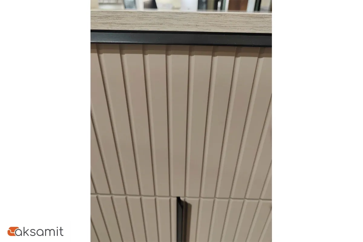 Тумба для обуви Астория 11 с ящиком (Дуб кастелло серый / Грей софт)