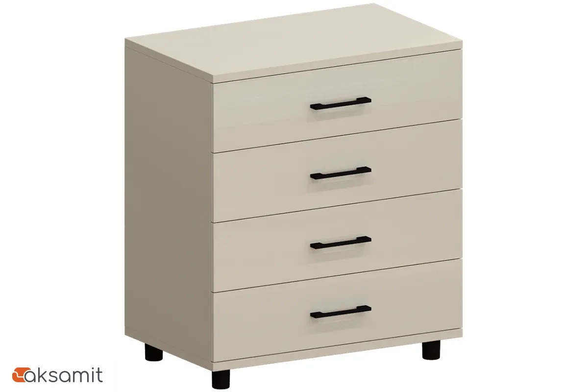 Комод КМ-5032-СК-КГ (Серый Кашемир / Кашемир Глянцевый)