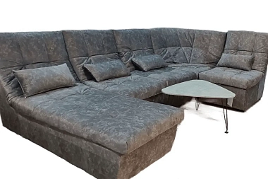 Угловой диван София 2 ДКУ латы Siesta Грей