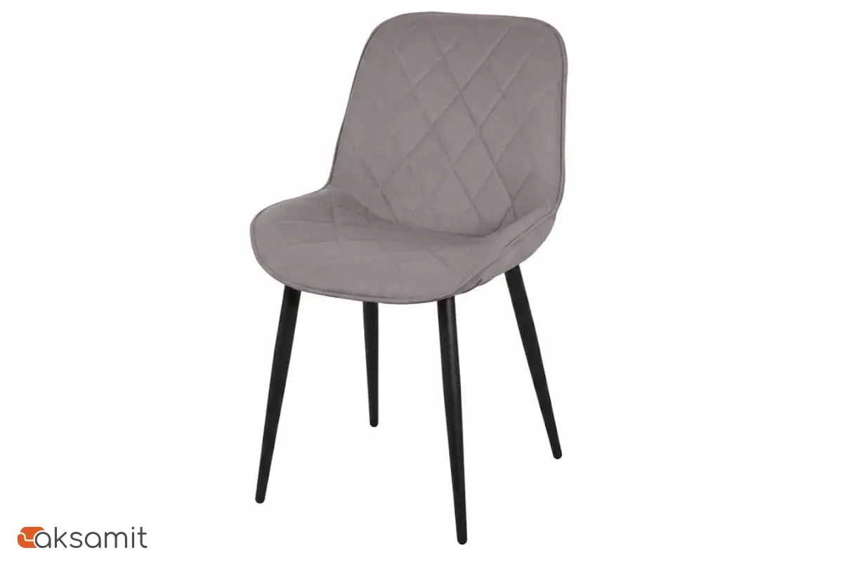 Стул Аура (Муар черный / Велюр Дрим / Grey) СРП-032