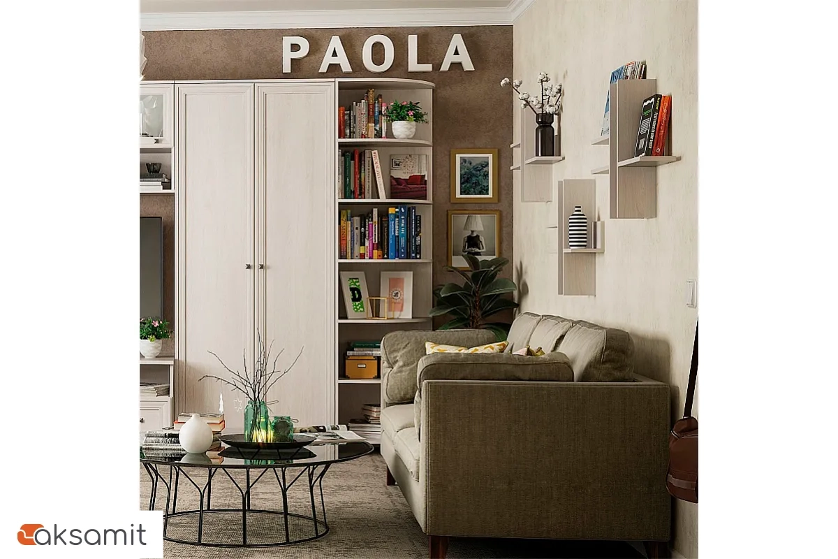 Стеллаж Кристи (Ясень Анкор светлый)