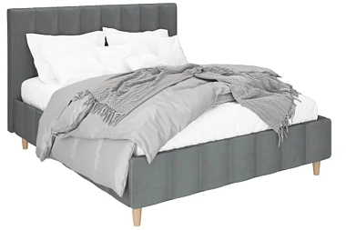Кровать Сицилия 160х200 с ПМ (Civilia 25/Серый) 1 кат.