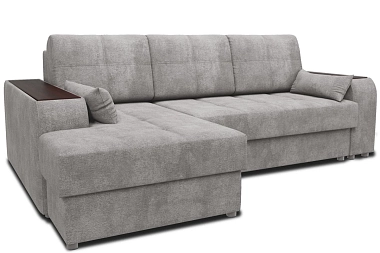 Угловой диван Остин ДКУ Tornado Серебро