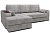 Угловой диван Остин ДКУ Tornado Серебро