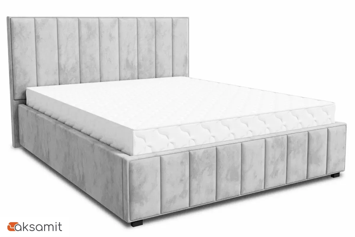 Кровать Кордова-1 с ПМ 160х200 (Lovers-8 / Серый) 2 кат. Кровать Кордова-1 с ПМ 160х200 (Lovers-8 / Серый) 2 кат.