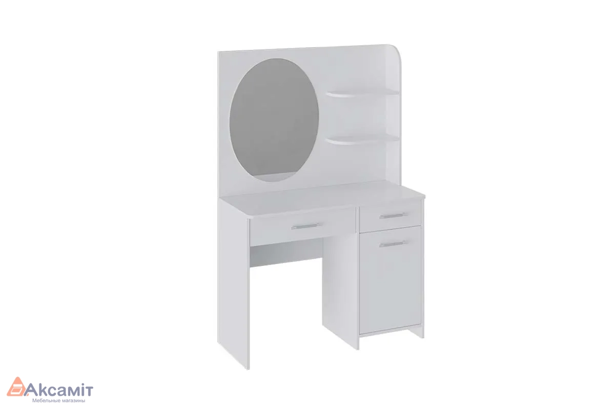 Стол туалетный Эвита (Белый глянец)