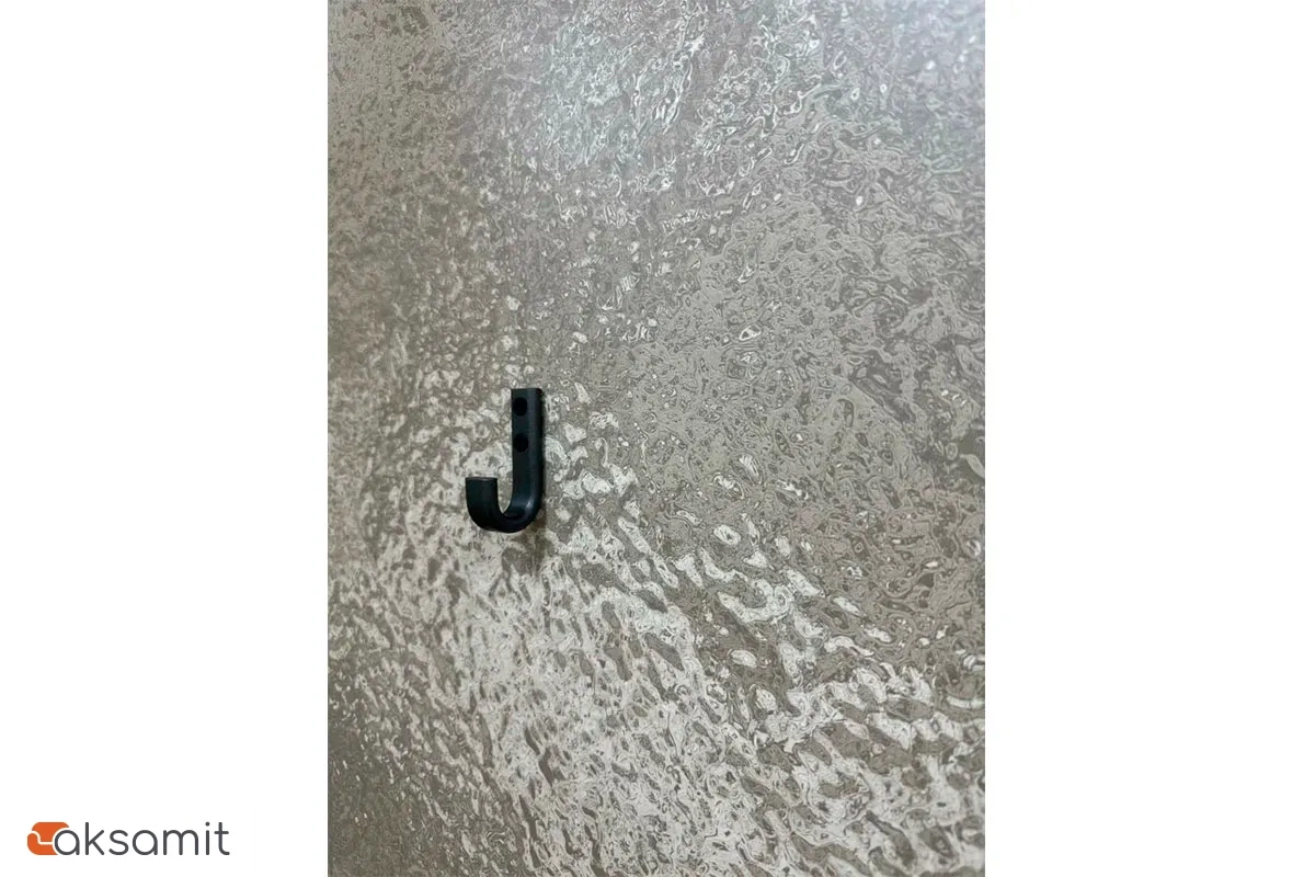 Вешалка комбинированная Сольера мод.1 (ЛДСП Мунлайт/ЛДСП Велюр/Ткань Light Grey)