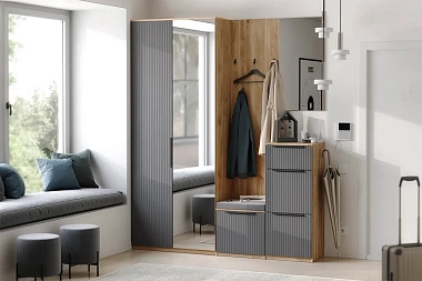 Вешалка настенная Астория 13 (Дуб кастелло медовый)