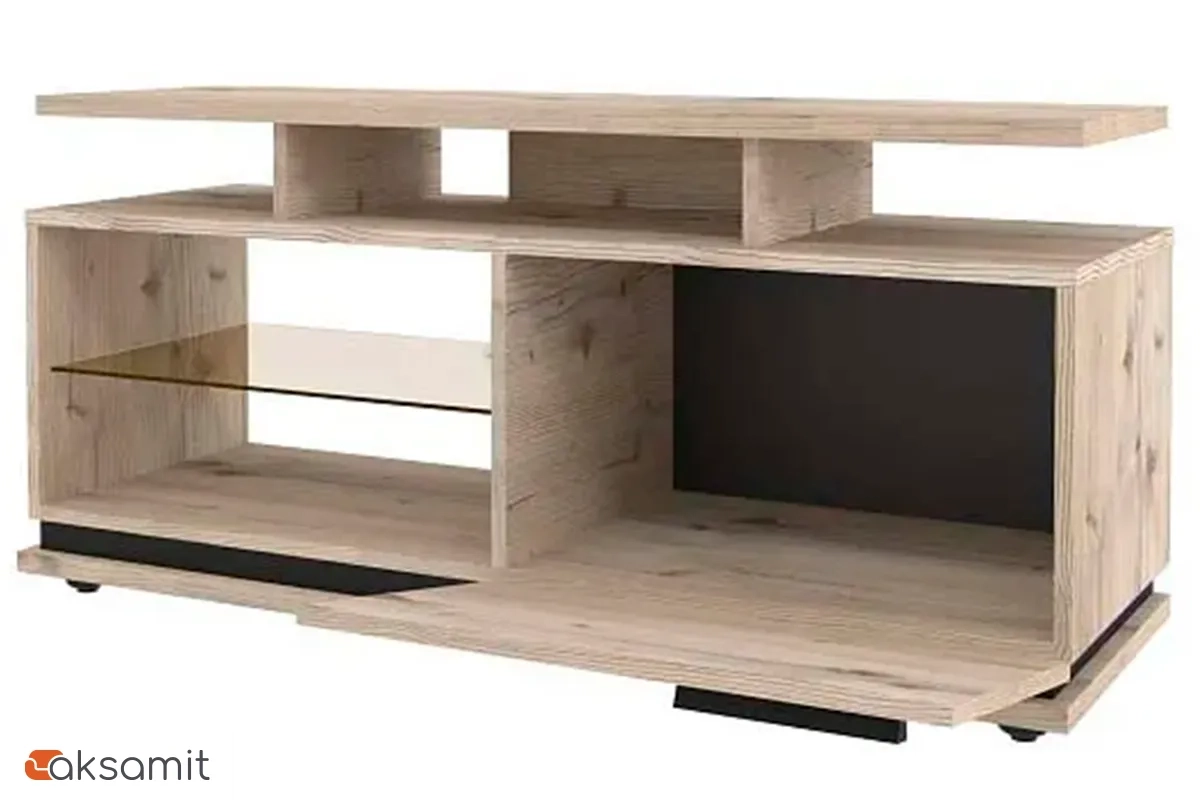Nature 333 Тумба ТВ малая (Гаскон пайн/Черный) Nature 333 Тумба ТВ малая (Гаскон пайн/Черный)