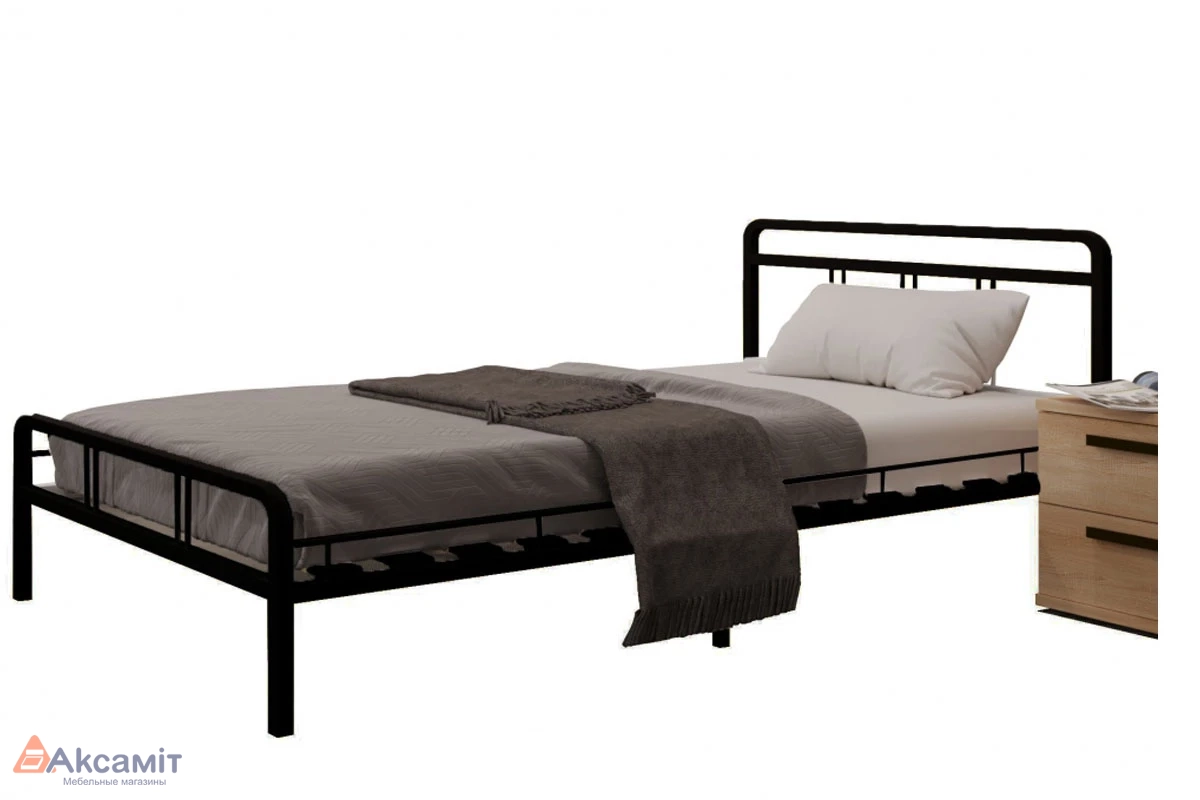 Кровать Леон (Чёрный) 90х200