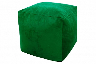 Пуфик Куб (Зеленый/Микровельвет)