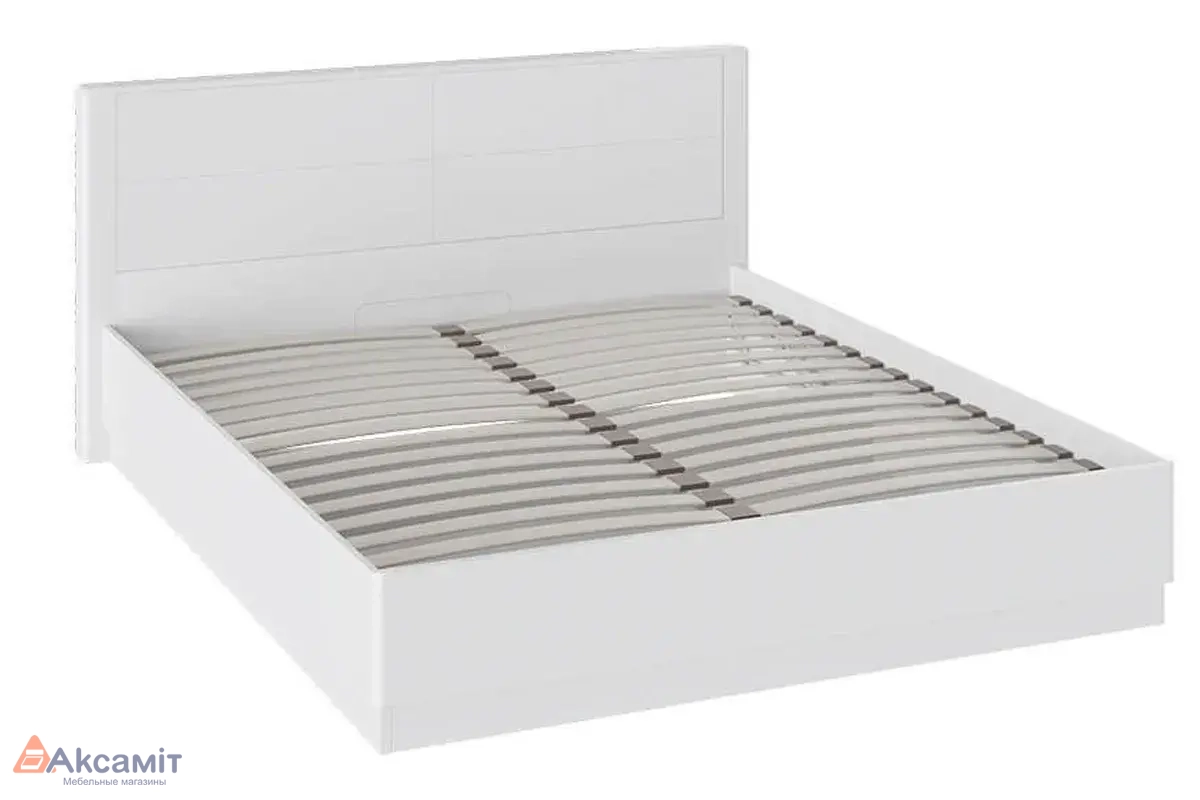 Двуспальная кровать Наоми с подъемным механизмом (Белый Глянец) 160х200 фото