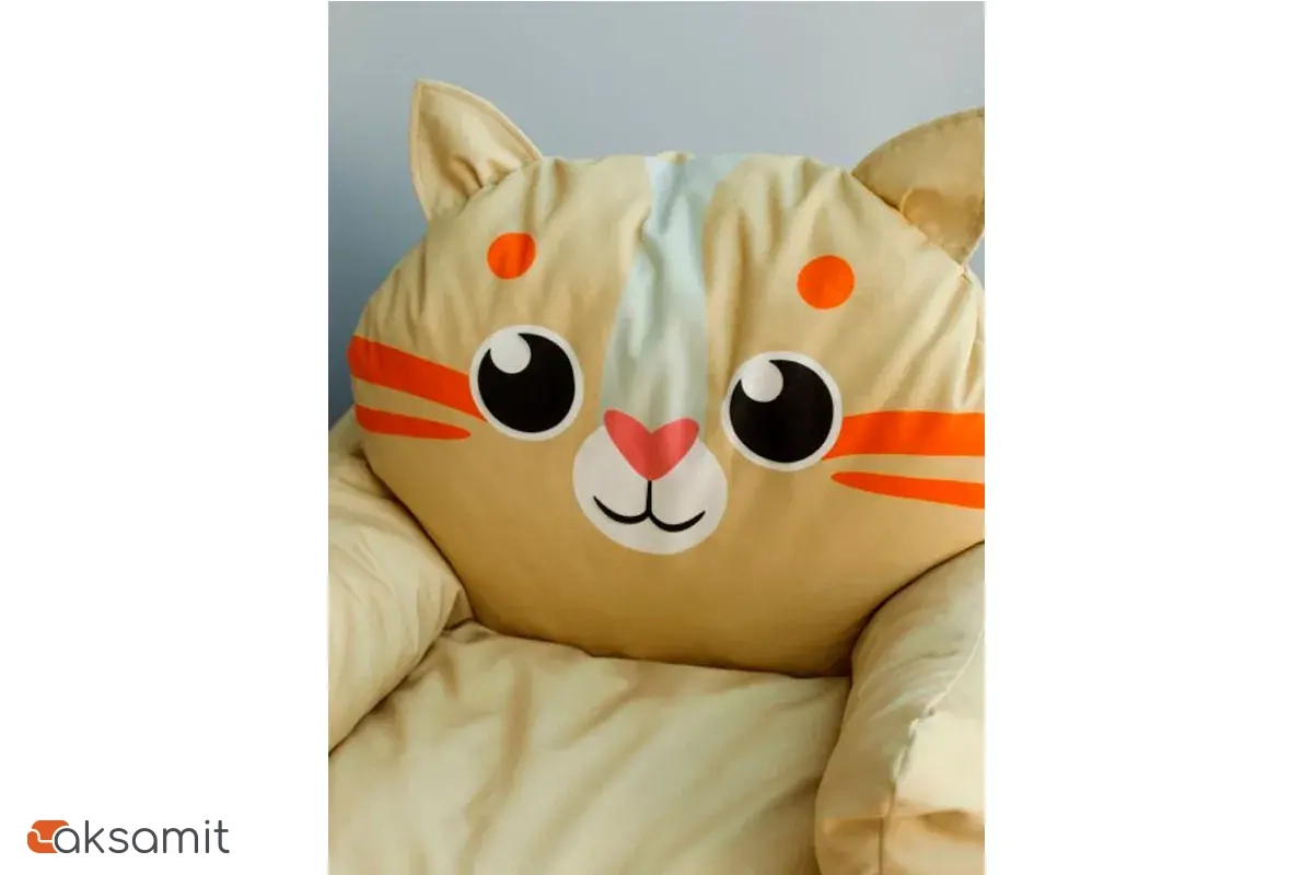 Пуфик Кошечка S Бежевый