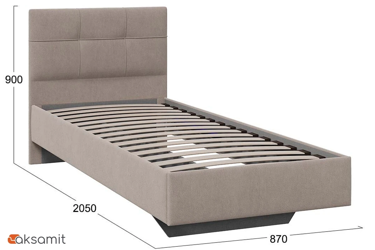 Кровать Элис с мягкой обивкой Тип 1 80х200 (Велюр/Ultra cashmere) Кровать Элис с мягкой обивкой Тип 1 80х200 (Велюр/Ultra cashmere)