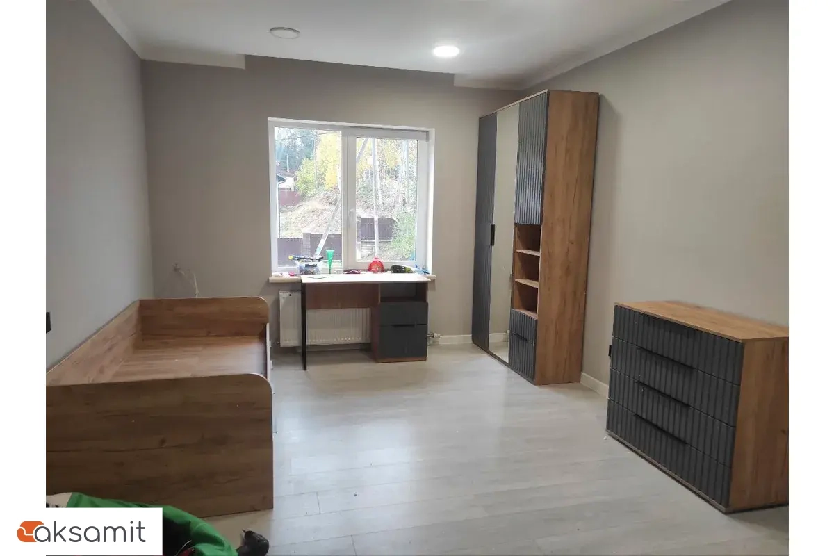 Стол письменный Хилтон Тип 1 (Дуб Крафт золотой/Графит матовый)