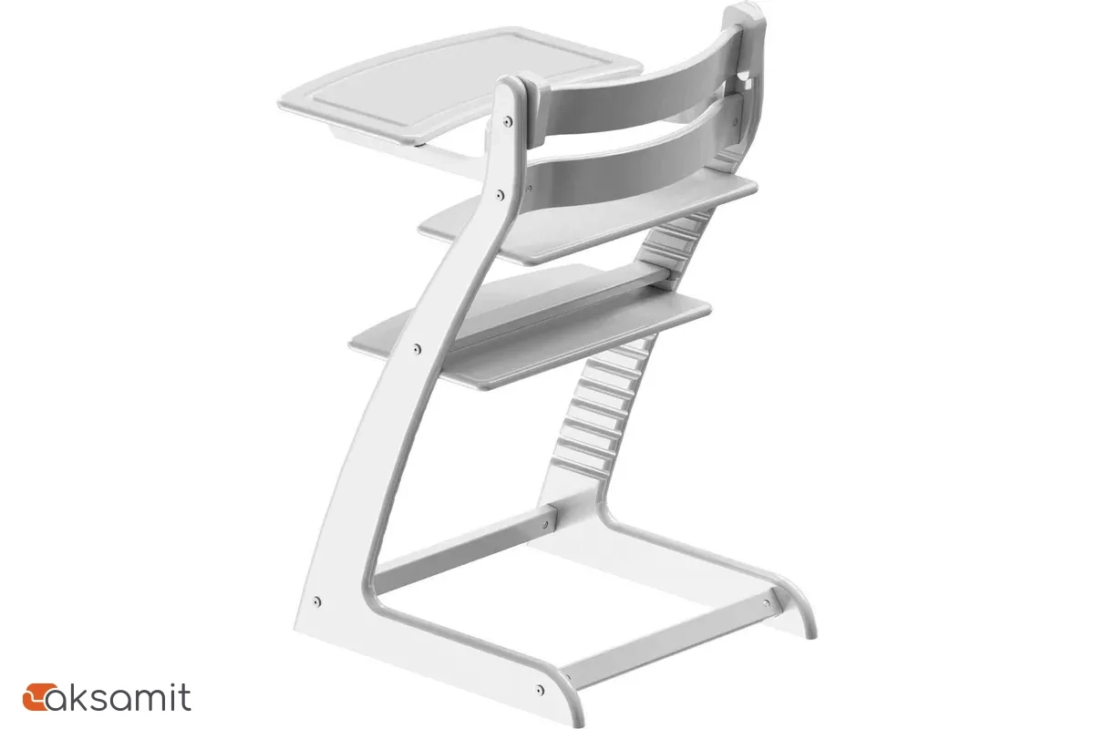 Стул детский HAPPY BABY Белый (Каркас/Сиденье/Подставка для ног/Столик/Пояс)