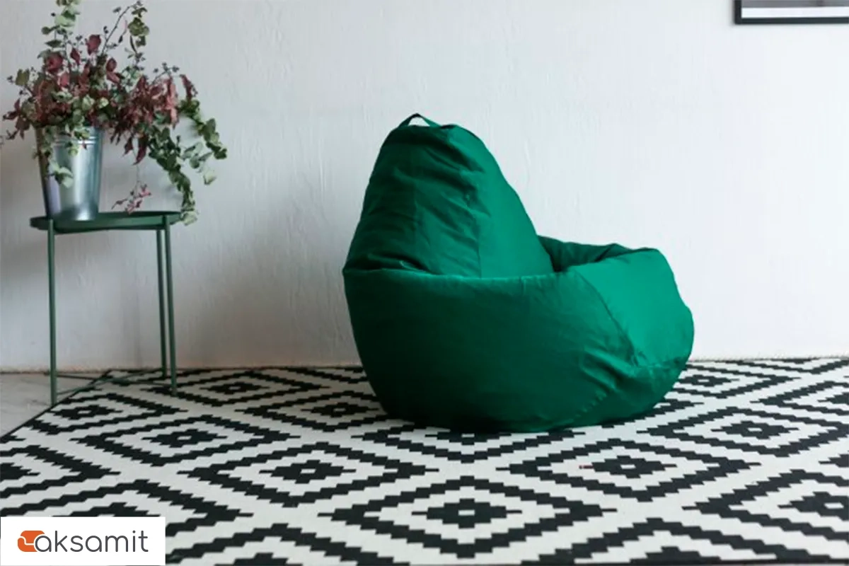 Кресло Мешок Груша (Фьюжн / Зеленый) XL