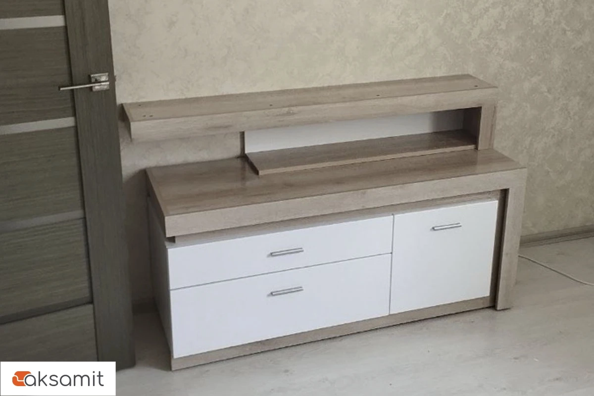 Полка навесная Люмен 4 белый снег глянец