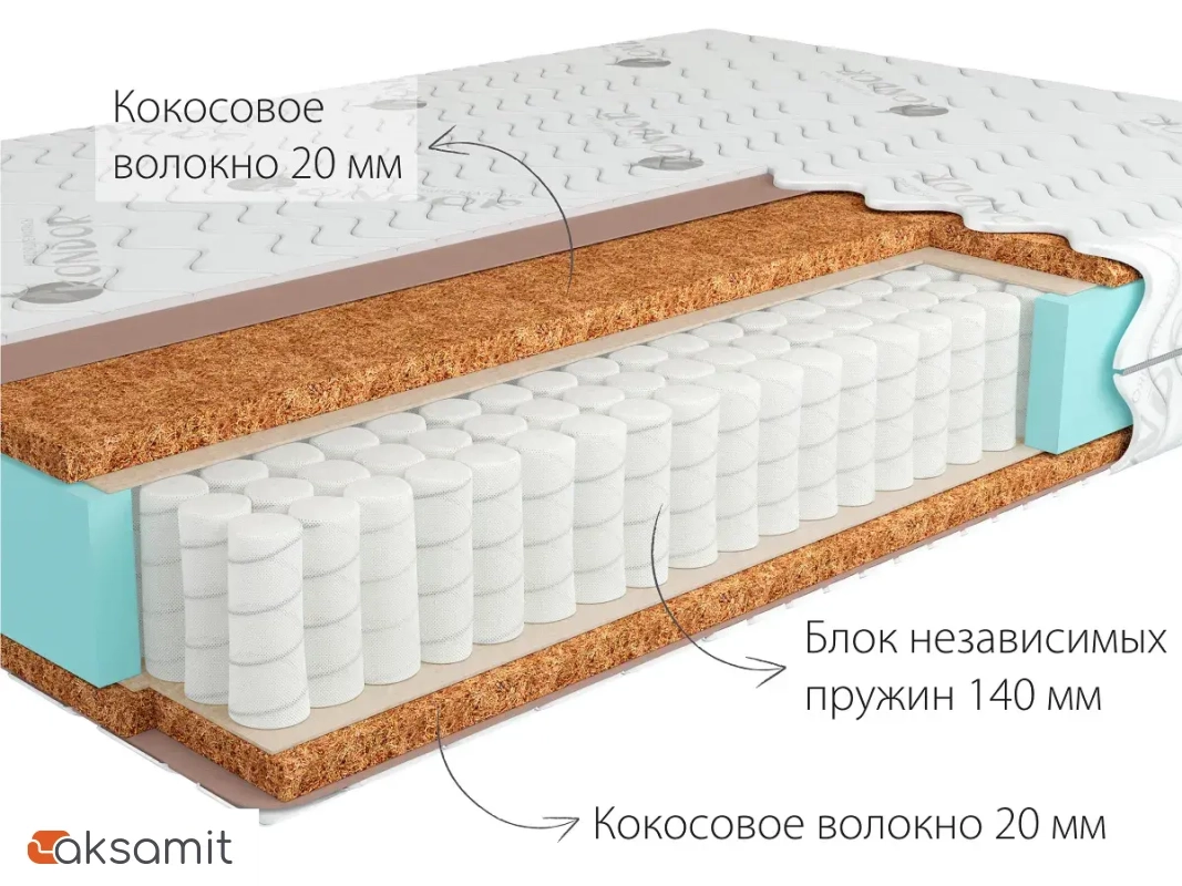 Матрас Kondor Solid Medio 180х200х19 трикотаж Матрас Kondor Solid Medio 180х200х19 трикотаж
