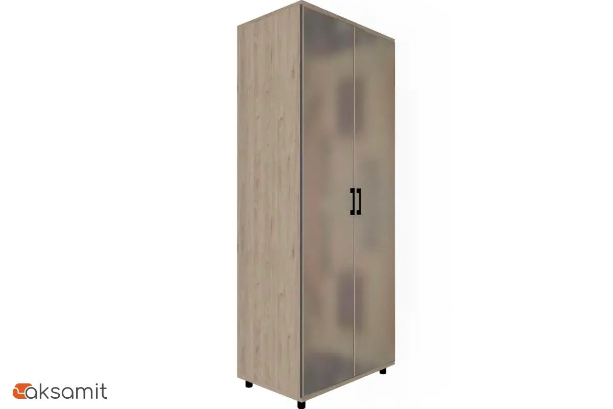 Шкаф для одежды и белья ШК-5003-ГС-АМ (Гикори Джексон Светлый/Антрацит Матовый) Шкаф для одежды и белья ШК-5003-ГС-АМ (Гикори Джексон Светлый/Антрацит Матовый)