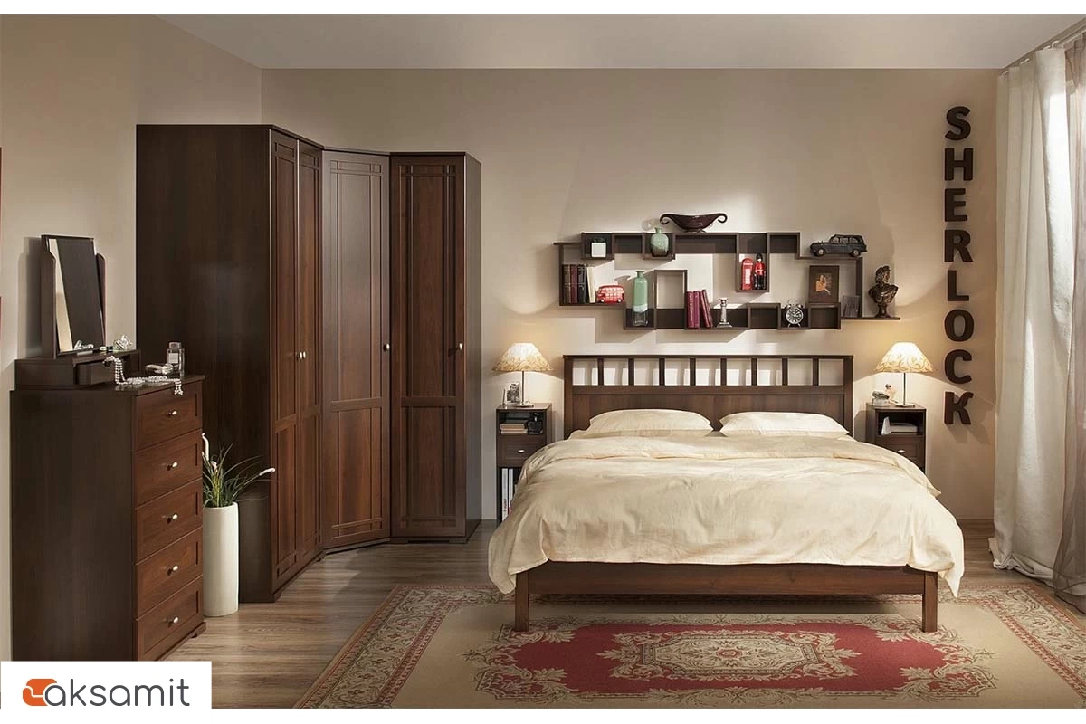 Спальня Sherlock (Орех шоколадный) фото