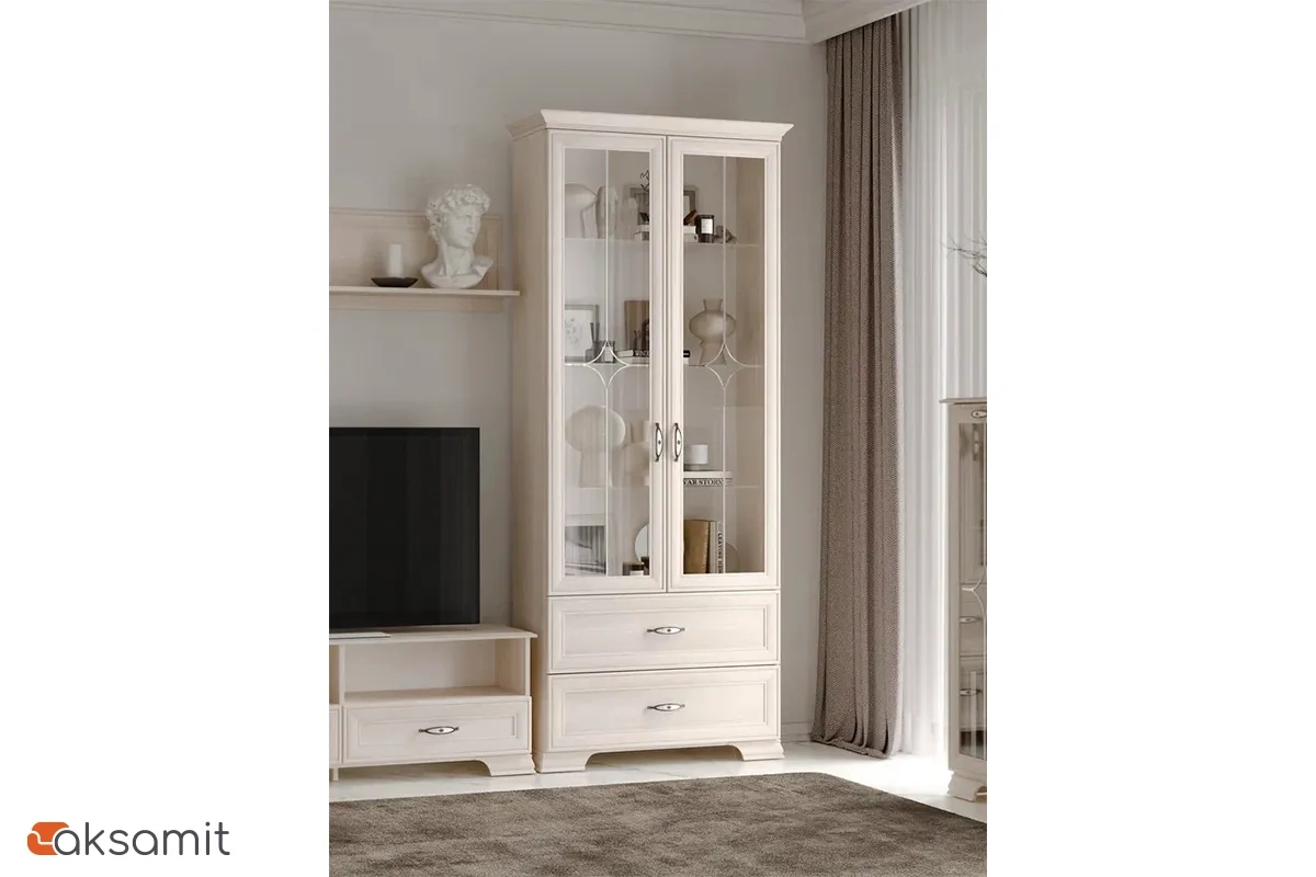 Венеция 16 Шкаф для посуды 2-х дверный фото