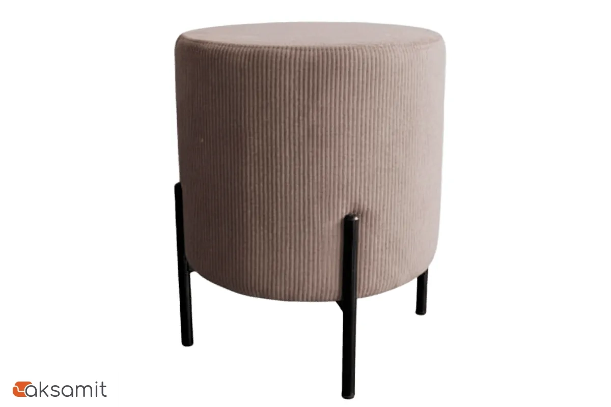 Пуф Gloria Круглый Linea Media (Бежевый)