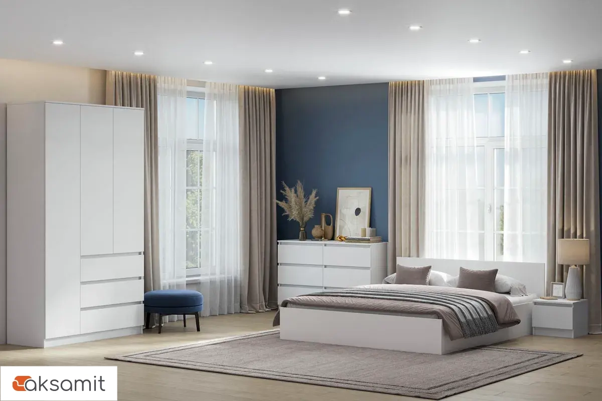 Комод Ницца-7 (Белый)