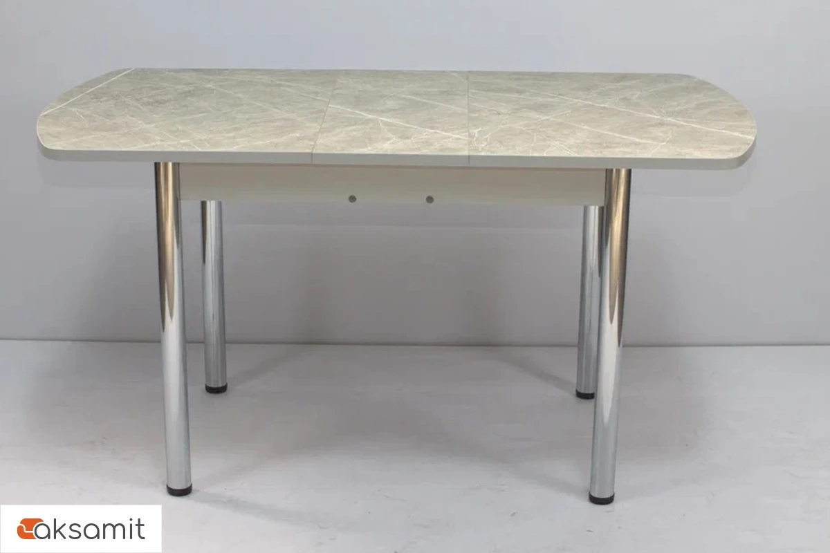 Стол европейский раздвижной 1200х800 (7237тс / Ноги хром)