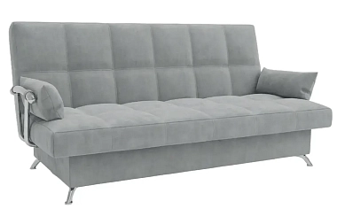 Диван-кровать Финка с хром. бок. "Регина-45.2" Боска 18 Светло-серый