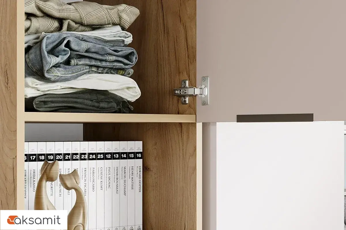 Шкаф комбинированный Хилтон с 1 дверью (2 ящика) Исп.2 (Дуб Крафт золотой / Мокко матовый)