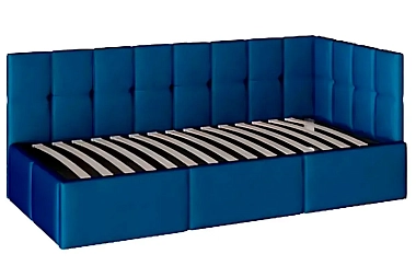 Кровать Оттава с подъемным механизмом 90х200 (Ткань Синяя)